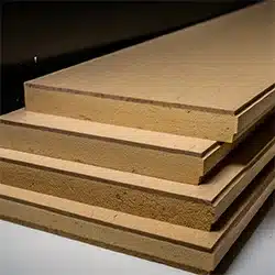 Fiberboard baseboard